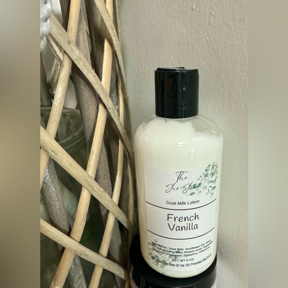 French vanilla goats milk lotion 8oz